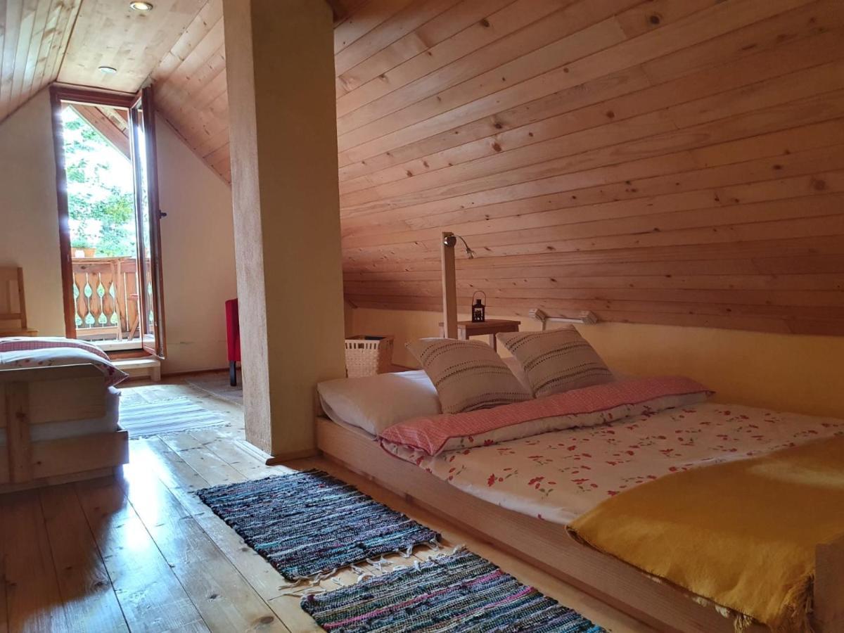 Mountain Eco Chalet Konjska Dolina On 1400 M Asl -Near Pokljuka Srednja Vas v Bohinju Esterno foto